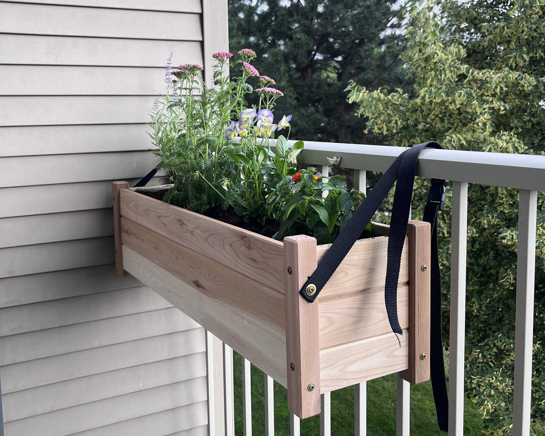 Balcony Planter Setup Guide: Elevate Your Space with Handmade Cedar
