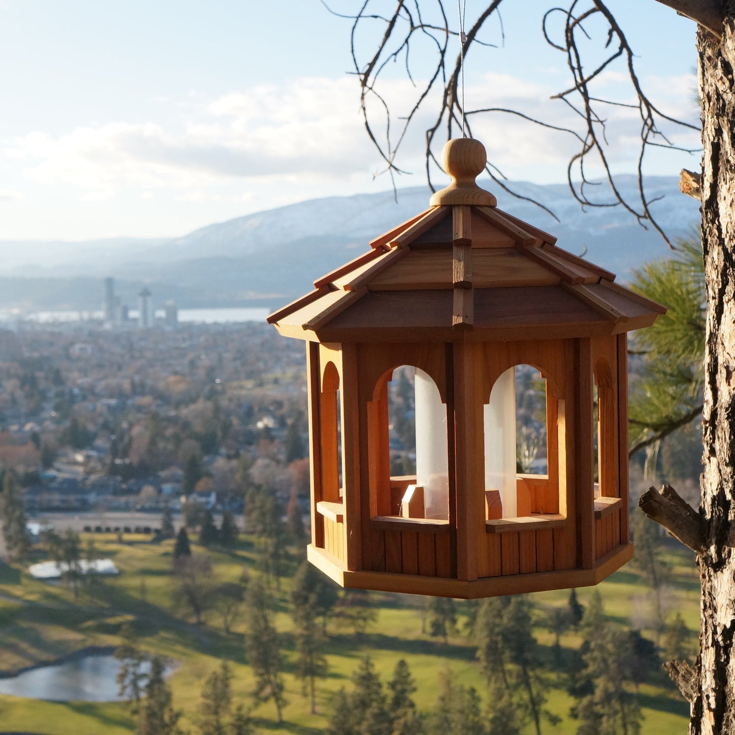 16" Cedar Bird Feeder