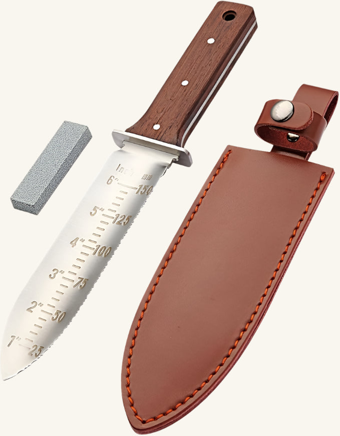 Premium Hori Hori Knife for Gardening & Weeding