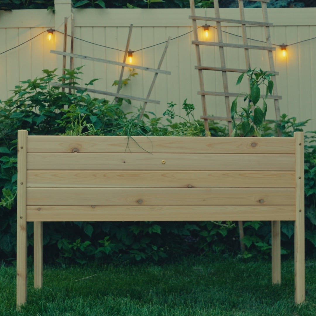 48" x 18" Raised Garden Box - 32" Tall