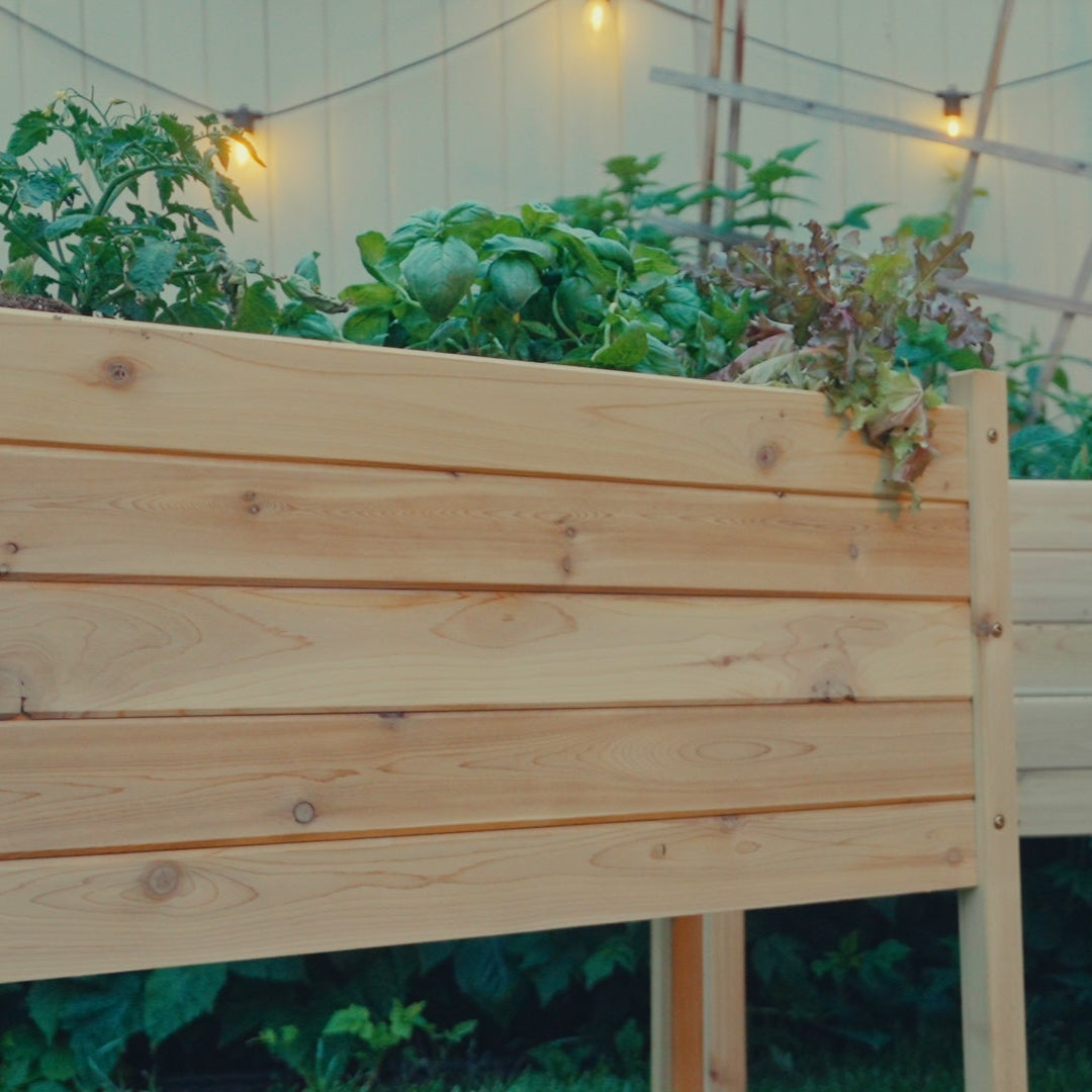 48" x 18" Raised Garden Box - 32" Tall