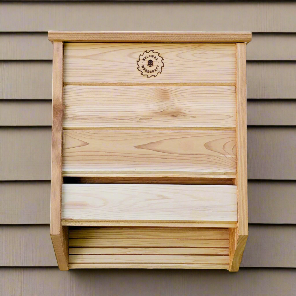 Cedar Bat Box for 100 Bats - Dual Chamber
