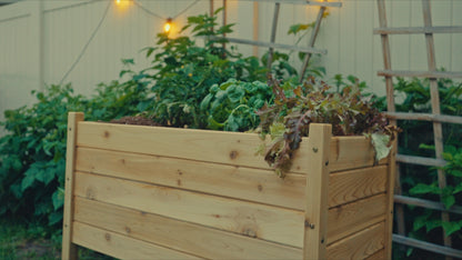 34" x 18" Raised Garden Box - 32" Tall